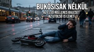 Bukósisak nélkül az első rolleres baleset az utolsó is lehet