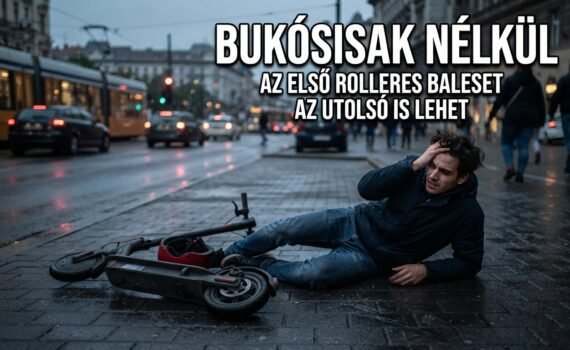 Bukósisak nélkül az első rolleres baleset az utolsó is lehet